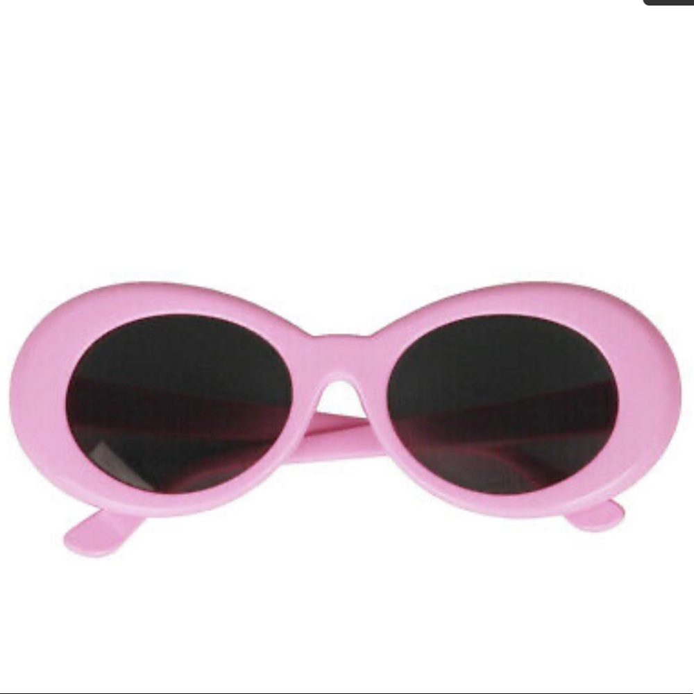 Pink Oval Clout Goggles / sunglasses